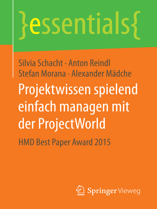 Title details for Projektwissen spielend einfach managen mit der ProjectWorld by Silvia Schacht - Available